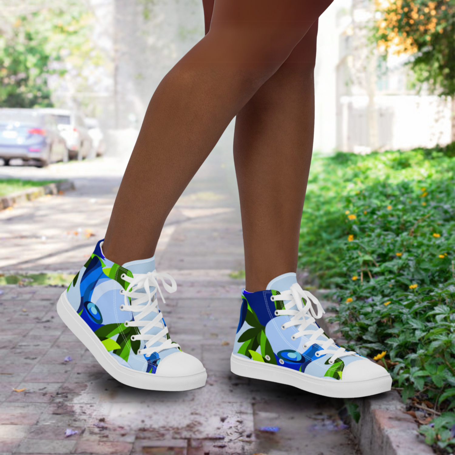 Aurora Blossom Dancing in Tulips High Tops