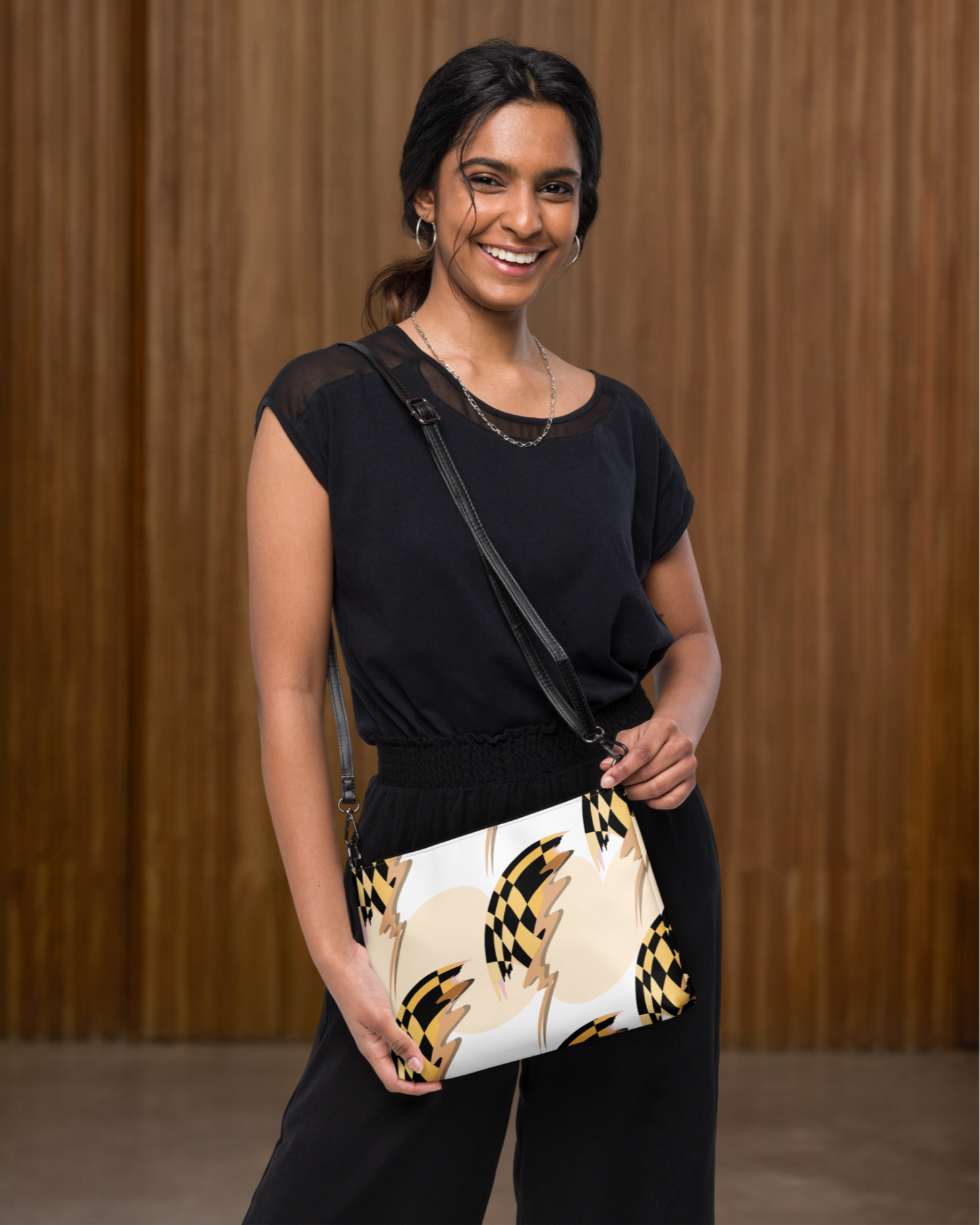 White Honey Wheat Crossbody Bag