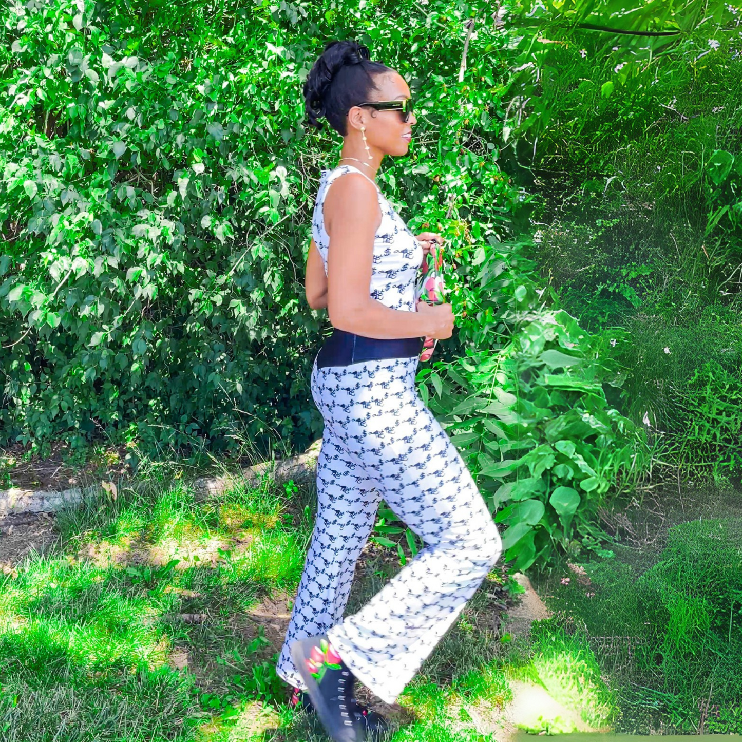 NuSage Signature Two-Piece Jumpsuit Tank Top