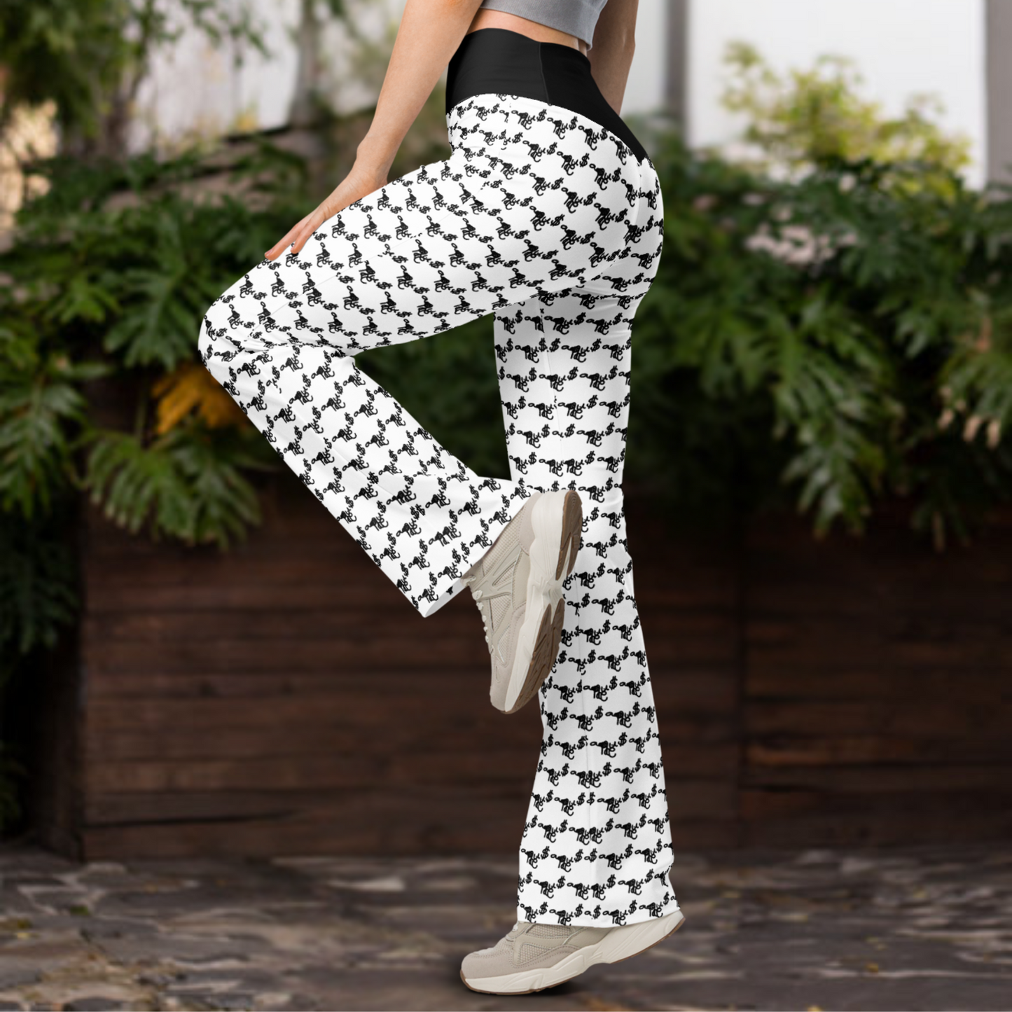 NuSage Signature Two-Piece Jumpsuit Flare Legging Pant