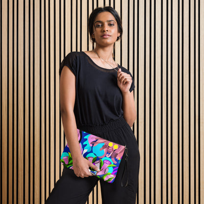 Swimming in Lilac Tulips Crossbody Bag