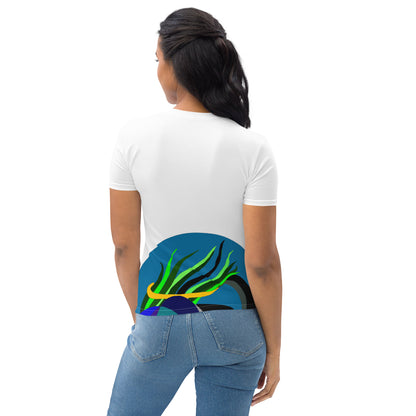 in Blaze Women's T-Shirt (White)