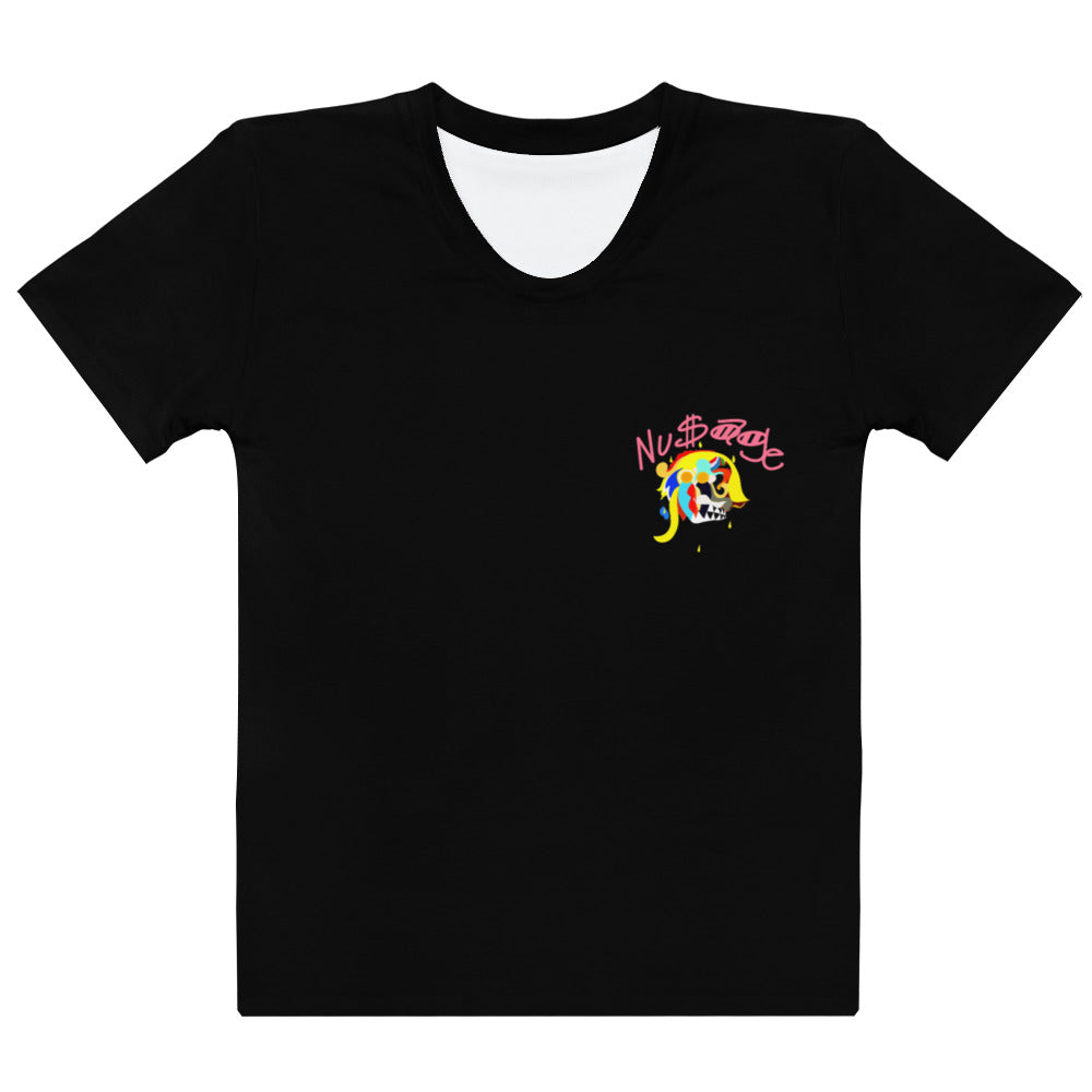 Pharaoh Cotton Candy Women's T-shirt (Black)