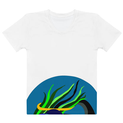 in Blaze Women's T-Shirt (White)