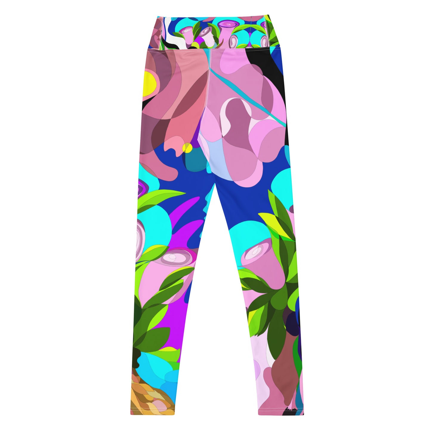 Swimming in Tulips Yoga Leggings Lilac