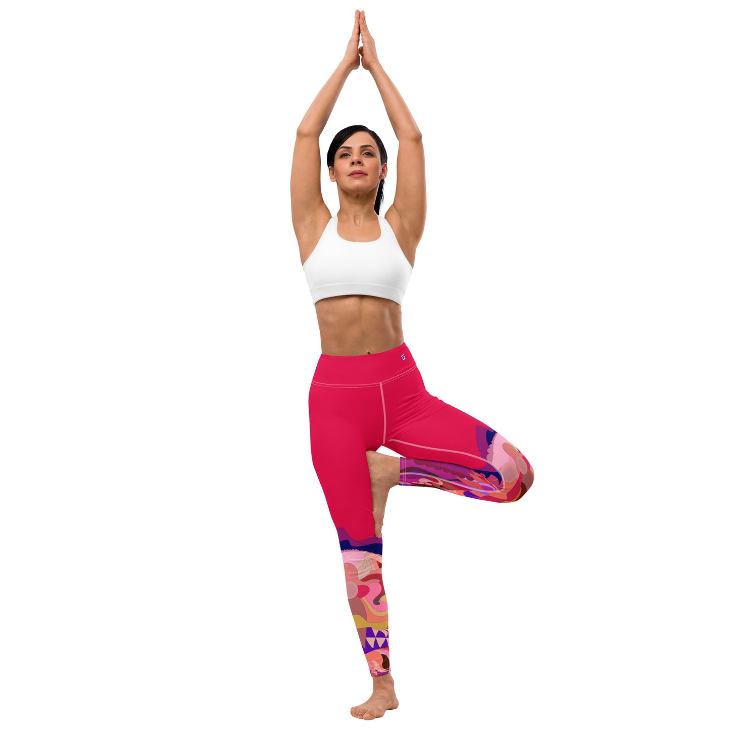 Valentine Pink "Jubilee" Yoga Leggings