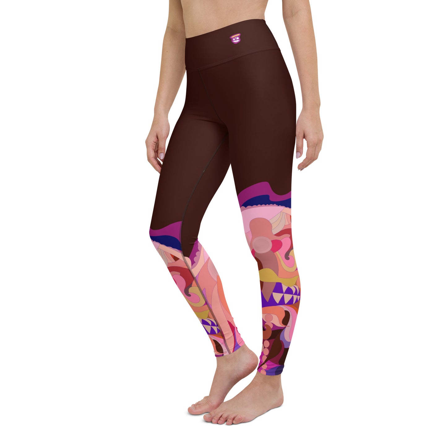 Deep Brown "Jubilee" Yoga Leggings