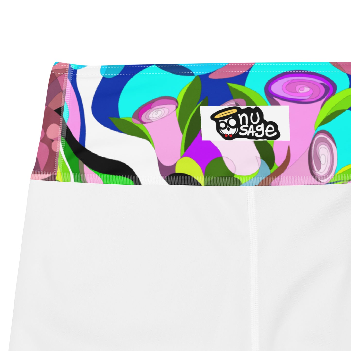 Swimming in Tulips Yoga Leggings Lilac