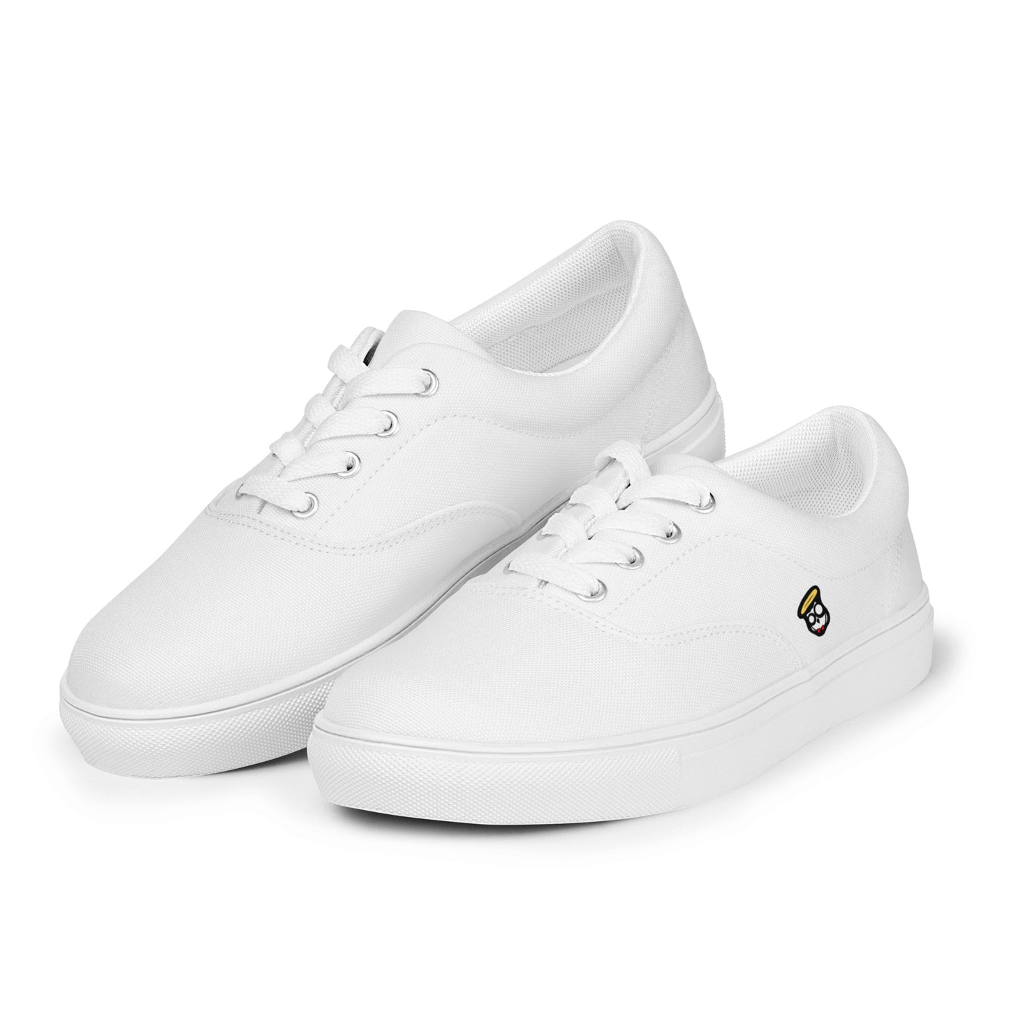 White "The Classic's" Low Lace-up Canvas Shoes (Men's)