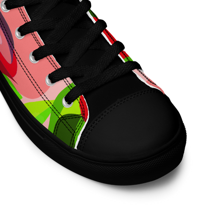 Aurora Dancing in Tulips High Top Shoes