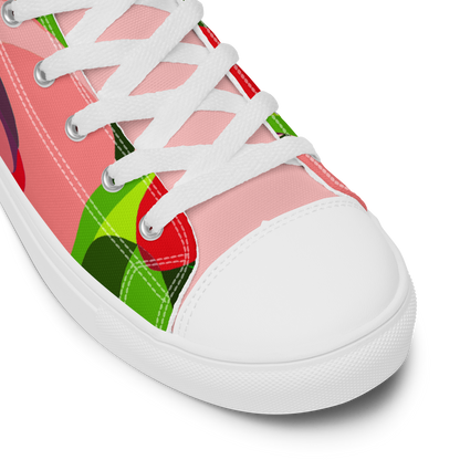WOMEN'S Dancing in Tulips High Tops (White)